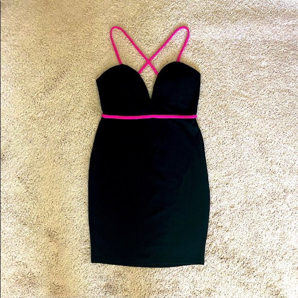 Windsor Black & Pink Dress